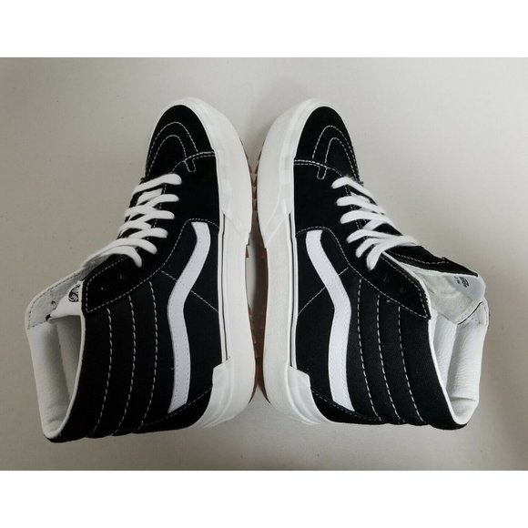 Vans Sk8-Hi Stacked Sneaker Black Womens Size 10 41 - Picture 4 of 6